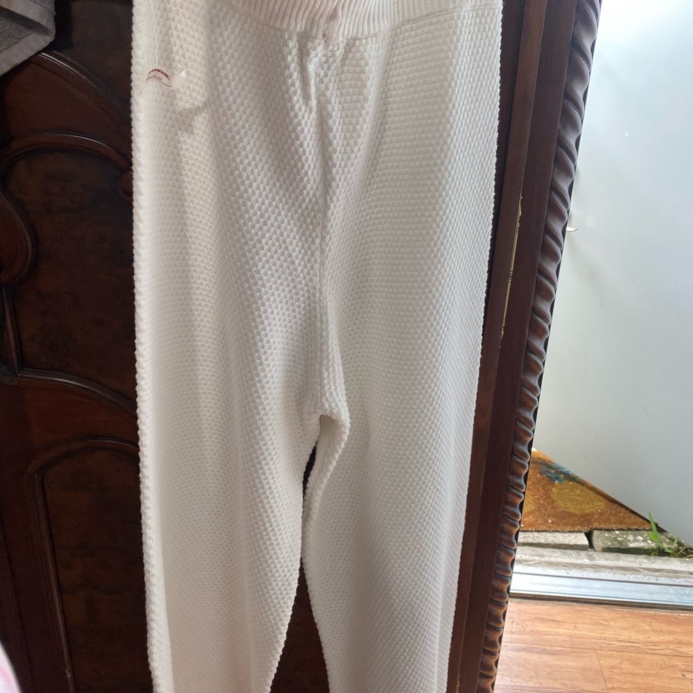 Cozy Cream Knit Pants - Picture 5 of 11